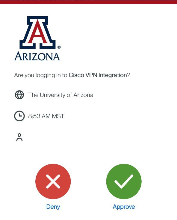 Approve login